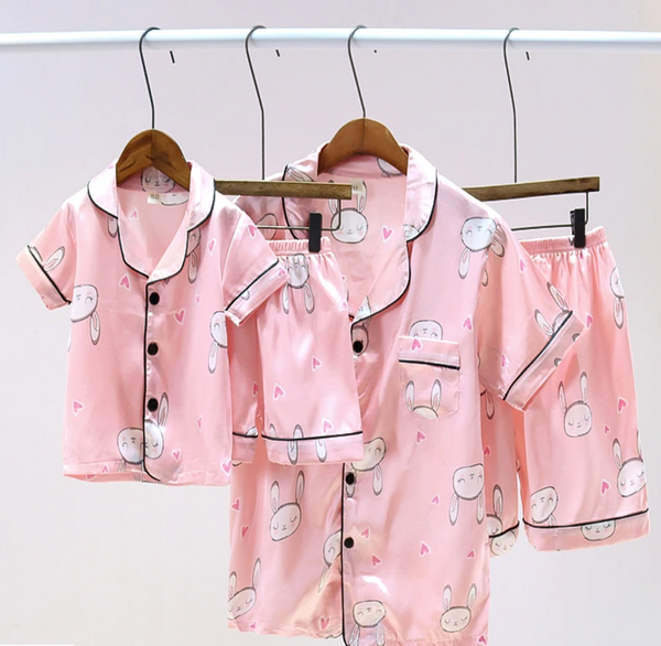 2pc B Bunny Pajamas Set